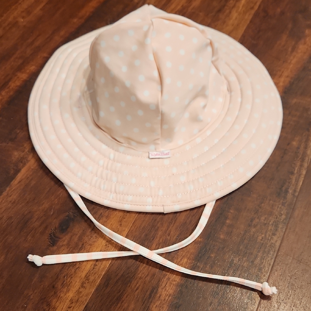 Ruffle Butts Striped Baby Swim Hat